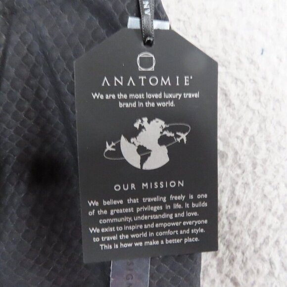 Anatomie Dominica Snake Embossed Slit Ankle Pant Large Black NEW $348 - Picture 6 of 13